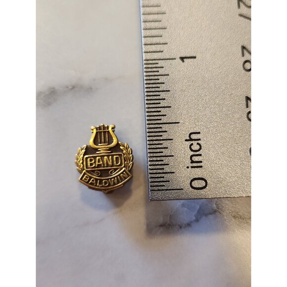 Vintage Baldwin Band Pin Badge - Picture 2 of 3